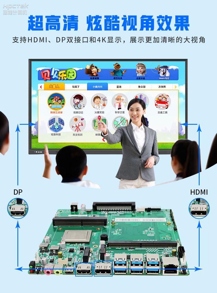 【高能計(jì)算機(jī)新品發(fā)布】飛騰D2000國(guó)產(chǎn)OPS主板，讓教育設(shè)備智慧融合！(圖5)